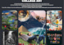 create modern digital collage art for music covers, posters or social media